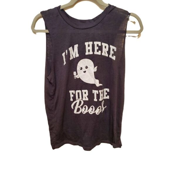 TANK Top Fifth Sun Halloween Ghost Boo Medium - Picture 1 of 3